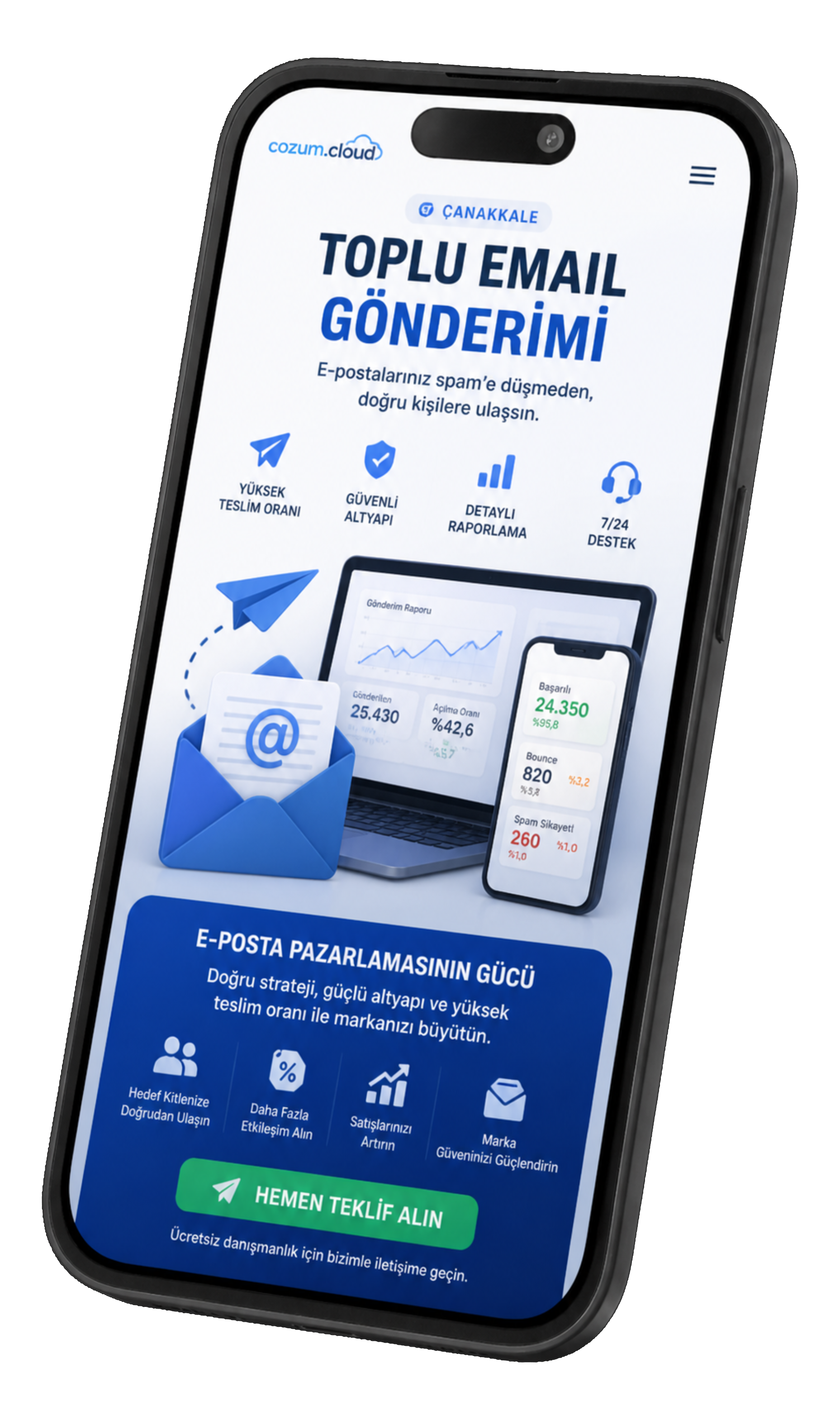 Çanakkale Toplu Email Gönderimi